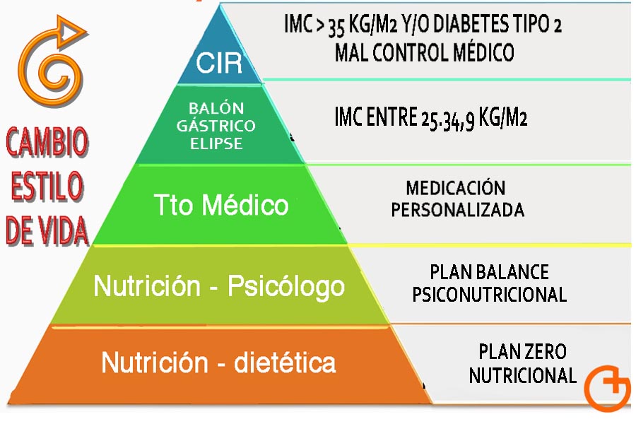 Piramide de tratamiento en CINIB